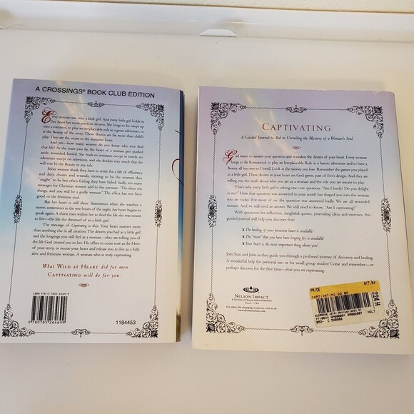 Captivating: Unveiling The Mystery Of A- Hardcover Guided Journal Eldredge New - Picture 2 of 11